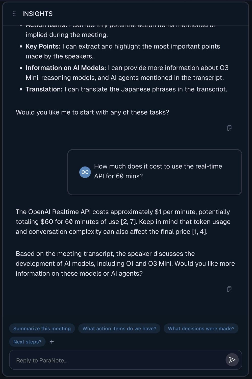 Contextual AI Assistance